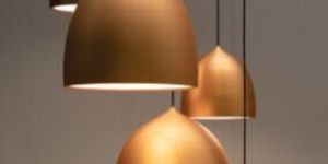 Golden Hanging Lamps