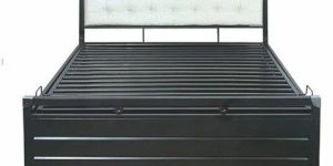 Mild Steel Storage Box Bed