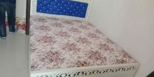 Powder Coated Metal Double Bed