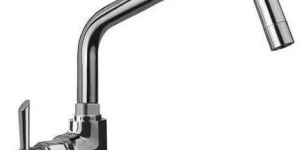 Table Mounted Hindware Sink Cock with Extended Swivel Spout F110034
