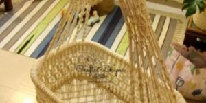 Macrame Baby Cradle