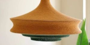 Modern Crochet Pendant Light