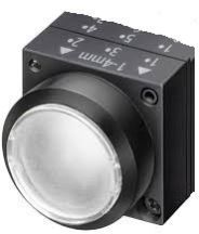 Siemens White Normal Push Buttons - 3SB50000AG01