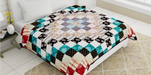 Quilted Bedcovers Multicolor 100x108