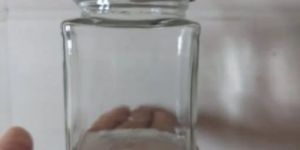 Square Transparent Glass Jar For Candle Making
