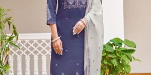 women printed hand work kurti