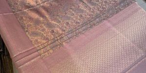 Women Pure Tissue Silk Saree With Pure Jari Weaving Work