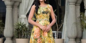 women summer adult floral gowns