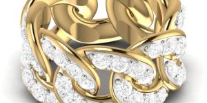 Diamond 6.4 CT Cuban Link Hip Hop Ring