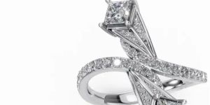 Women Twin Star Nebula Designer Diamond Ring