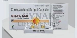 SR D3 60 K Cholecalciferol Softgel Capsules