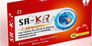 SR K2 7 Ccm Calcitriol Vit K2 7 Vit D3 Folic Acid Methylcobalamin Zinc L Methylfolate Capsules