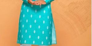 Rama Green Festive Men Kurta Set