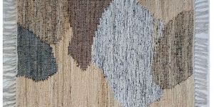 Rectangular Handmade Flat Weave Jute Rugs