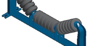 Impact Idler with Frame