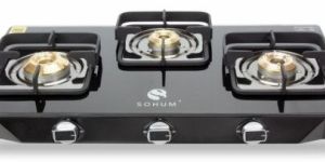 Deluxe 3 Burner Manual Ffd Smart Gas Stove