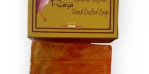 hand crafted kashmiri saffron soap