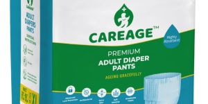 CAREAGE Premium Adult Diaper Pant Style XL Size, Waist Size (39