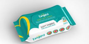 Tinyfit Soft Baby Wipes with Aloe Vera and Cucumber Extract - 80 Pcs