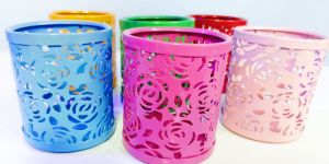 Metal Pen Pencil Holder