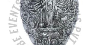 Silver Plated Vishnu Virat Shankh