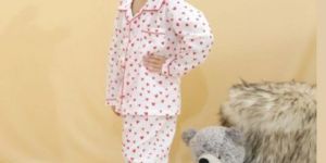 Girls Winning Red Night Suits