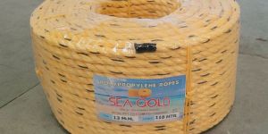 12mm Yellow Polypropylene Rope