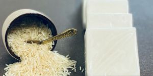 Organic Handmade Rice Scrub Soap