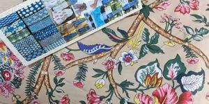 Printed Design Women Dress Cotton Fabric