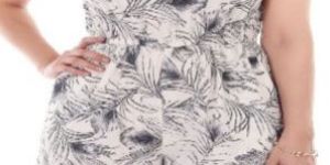 White Cotton Short Jumpsuit