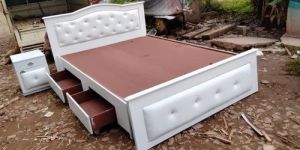 White Queen Size Cot Bed