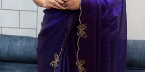 Swarovski Diamond Work Saree