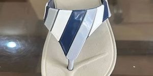 Ladies Flat PU Slipper