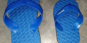 Mens Blue Flip Flops Slipper