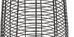 Rustic Black Metal Wire Lantern