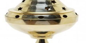 Traditional Gold Brass Incense Burner