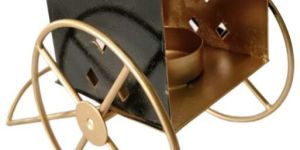 Unique Black & Gold Chariot Incense Burner