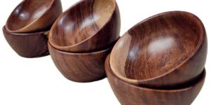 Wooden Small 6 Bowl Set