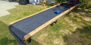 wooden Bowling alley game rented