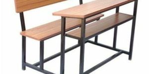 Wooden School Bench