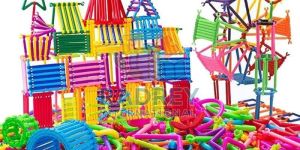 Straw Educational Plastic Building Blocks Set