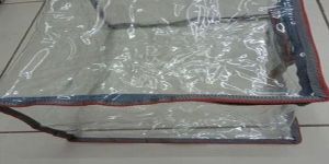 PVC Saree Zipper Cover Bag