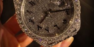 Radiant Quartz Moissanite Watch