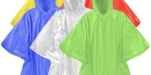 Plastic Rain Poncho