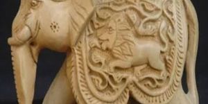 Wooden Fine Carving Elephant Statue