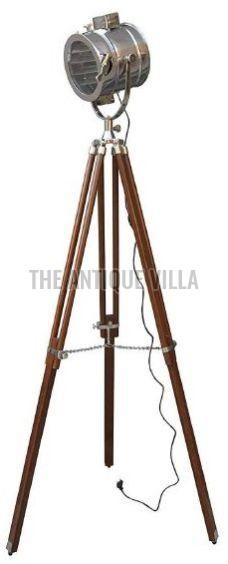 Nickle Grill Tripod Floor Lamp