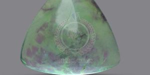 TGM 0654 Green Triangle Fluorite Gemstones