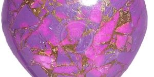 TGM 303 Purple Mohave Heart Gemstone