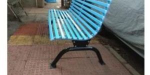 3 Seater Without Arm Rest Metal Garden Bench