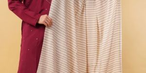 Mens Kani Striped Pashmina Shawl